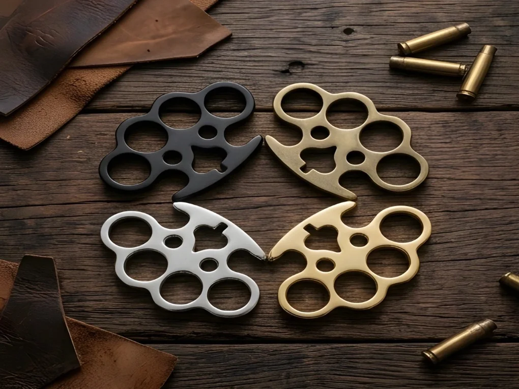 handmade Leaf Style Knuckle Duster