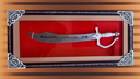 Decorative Arabic Script Sword Wall Display