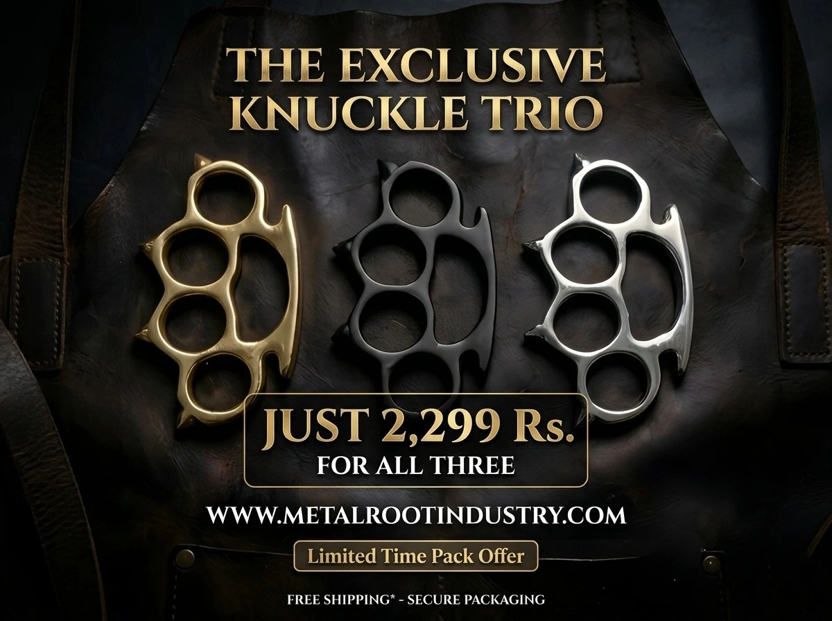 Small Spike Knuckle Duster – Grip Pack of 3