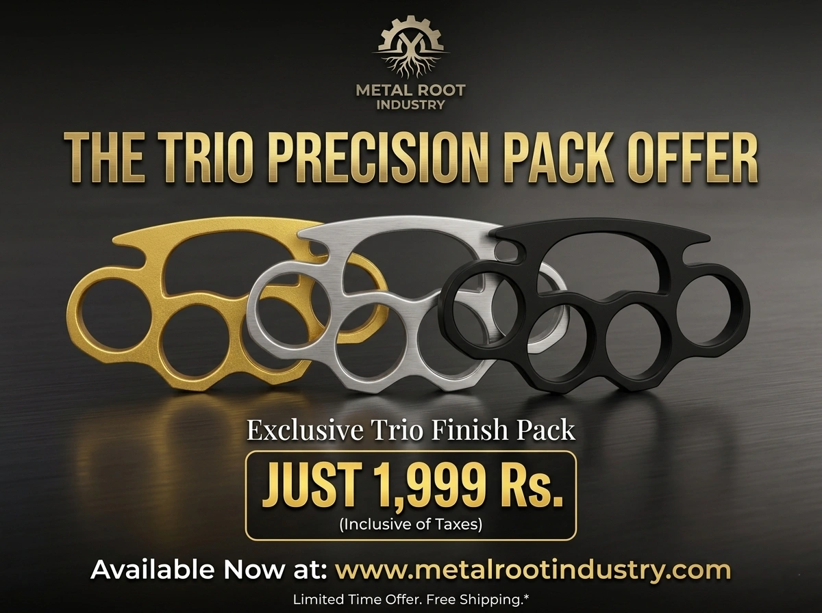 Classic Heavy Duty Knuckle Duster – Pack of 3