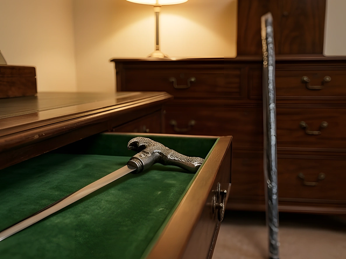 Luxury Eagle Handle Sword Cane